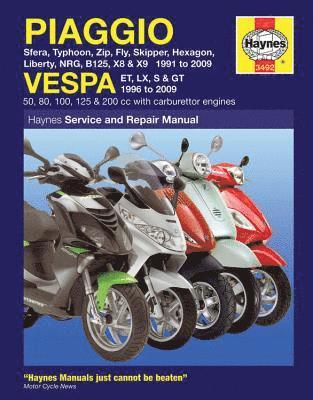 bokomslag Piaggio (Vespa) Scooters (91 - 09)