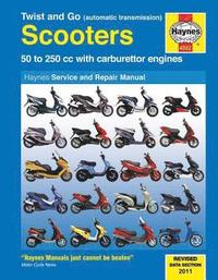 bokomslag Twist And Go (Automatic Transmission) Scooters Service And Repair Manual