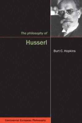 Burt Hopkins, France) Hopkins, Burt (Lille University - Philosophy of Husserl, Inbunden