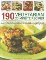 bokomslag 190 Vegetarian 20 Minute Recipes