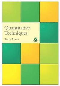 bokomslag Quantitative Techniques