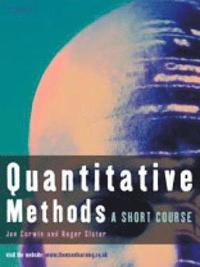 bokomslag Quantitative Methods: Short Course