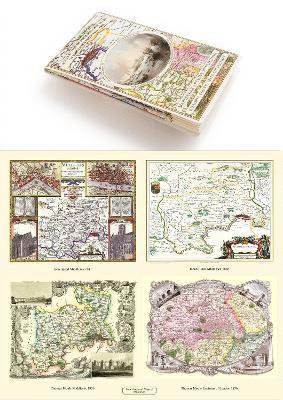 bokomslag Middlesex 1611 - 1836 - Fold Up Map that features a collection of Four Historic Maps, John Speed's County Map 1611, Johan Blaeu's County Map of 1648, Thomas Moules County Map of 1836 and a Map of t...