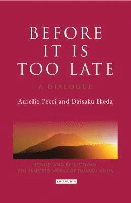 bokomslag Before it is Too Late: A Dialogue