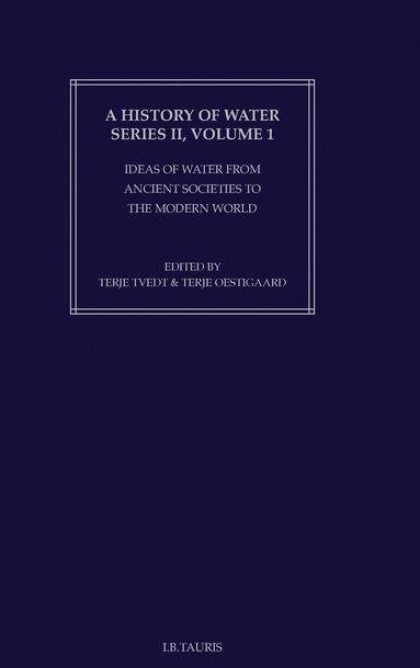 bokomslag History of Water, A, Series II, Volume 1
