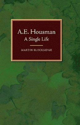 bokomslag A. E. Housman