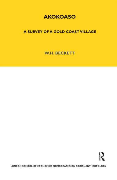 W. H. Beckett - Akokoaso, Inbunden