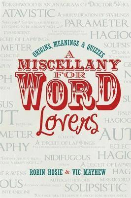 bokomslag A Miscellany for Word Lovers