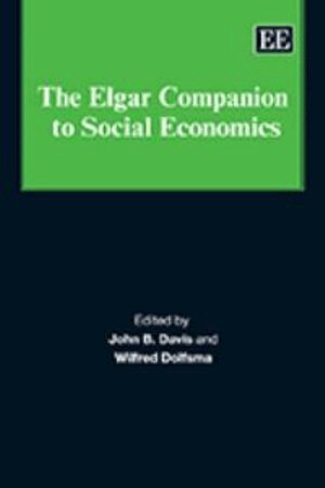 John B. Davis, Wilfred Dolfsma - Elgar Companion to Social Economics, Inbunden