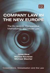 bokomslag Company Law in the New Europe