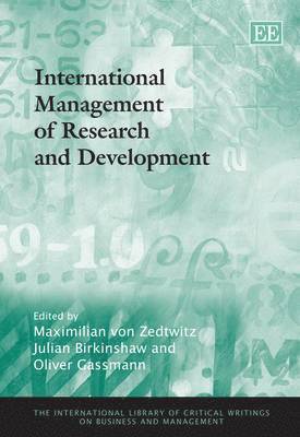 International Management of Research and Development 1