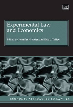 Jennifer H. Arlen, Eric L. Talley - Experimental Law and Economics, Inbunden