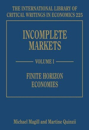 Michael Magill, Martine Quinzii - Incomplete Markets, Inbunden