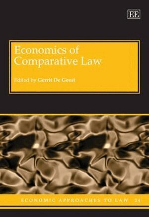 Gerrit De Geest - Economics of Comparative Law, Inbunden