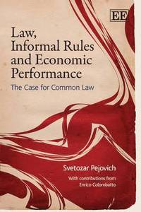 bokomslag Law, Informal Rules and Economic Performance
