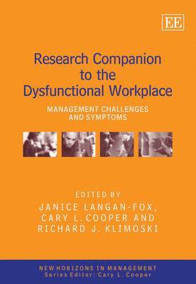 bokomslag Research Companion to the Dysfunctional Workplace