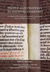 bokomslag People and Property in Medieval Stamford