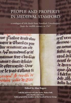 People and Property in Medieval Stamford 1