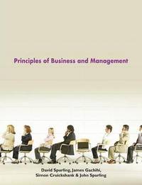 bokomslag Principles of Business and Management