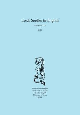 bokomslag Leeds Studies in English 2014