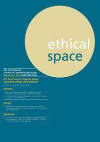 bokomslag Ethical Space Vol.14 Issue 1