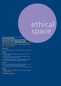 bokomslag Ethical Space Vol.16 Issue 1