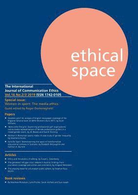 bokomslag Ethical Space Vol.16 Issue 2/3