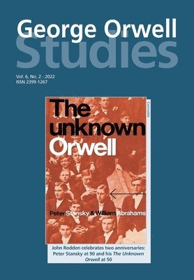 bokomslag George Orwell Studies Vol.6 No.2