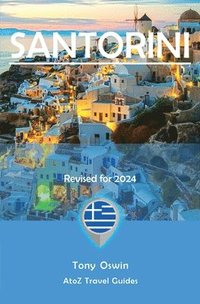 bokomslag A to Z guide to Santorini 2024