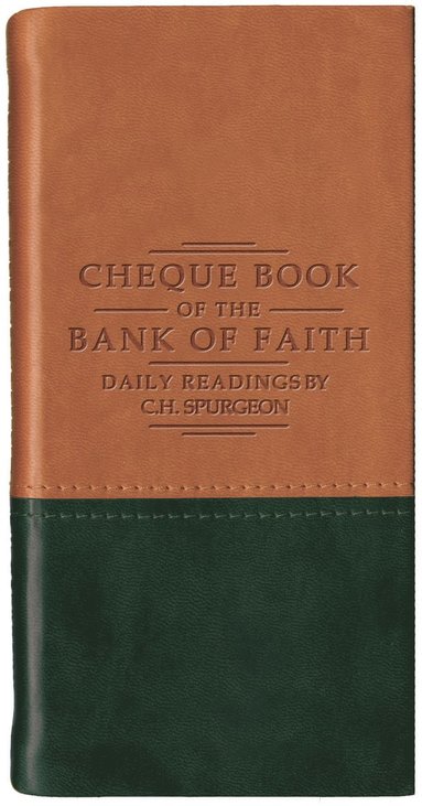 bokomslag Chequebook of the Bank of Faith - Tan/Green