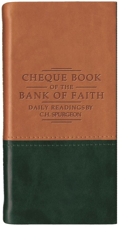 bokomslag Chequebook of the Bank of Faith  Tan/Green