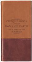 Chequebook of the Bank of Faith  Tan/Burgundy 1