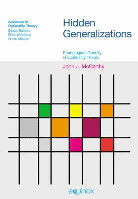 John J. McCarthy - Hidden Generalizations, Inbunden