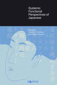 bokomslag Systemic Functional Perspectives of Japanese