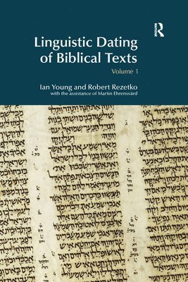 Linguistic Dating of Biblical Texts 1