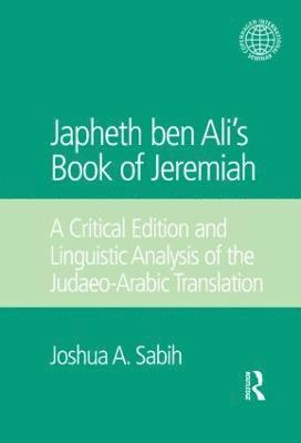 Japheth ben Ali's Book of Jeremiah 1