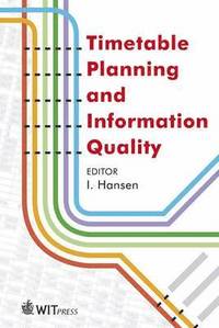 bokomslag Timetable Planning & Information Quality