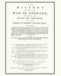 bokomslag HISTORY OF THE LATE WAR IN GERMANYBetween the King of Prussia and the Empress of Germany and Her Allies(Seven Years War)