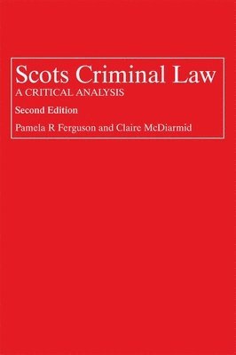 bokomslag Scots Criminal Law