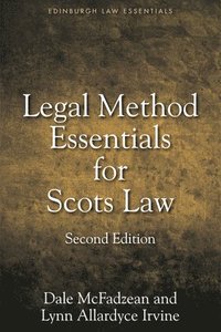 bokomslag Legal Method Essentials for Scots Law