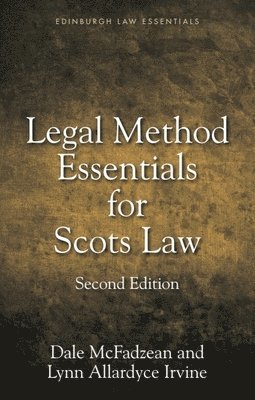 bokomslag Legal Method Essentials for Scots Law