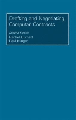 bokomslag Drafting and Negotiating Computer Contracts