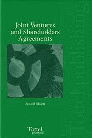 bokomslag Joint Ventures and Shareholders Agreements