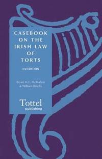 bokomslag Casebook on the Irish Law of Torts