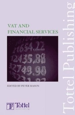 bokomslag VAT and Financial Services