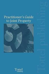 bokomslag A Practitioner's Guide to Joint Property