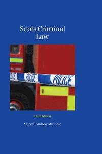 bokomslag Scots Criminal Law
