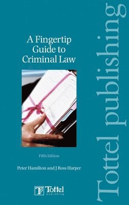 A Fingertip Guide to Criminal Law 1