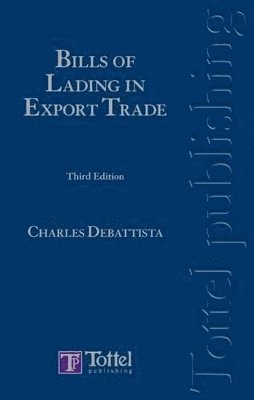 Debattista - Bills of Lading in Export Trade 1