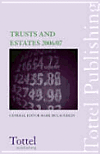 bokomslag Trusts And Estates